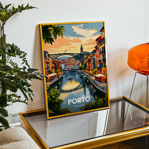 Porto Travel Print - Vintage Travel Art Poster 9