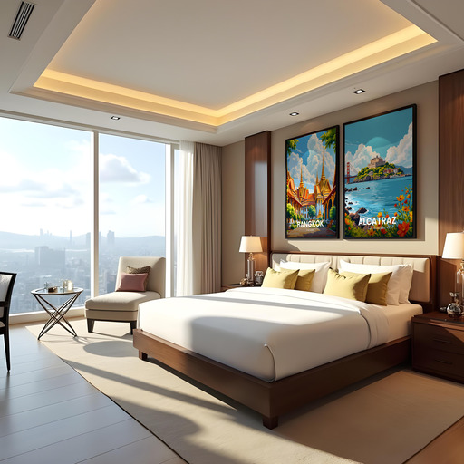 Alcatraz Island Travel Print - Vintage Travel Art Poster 9