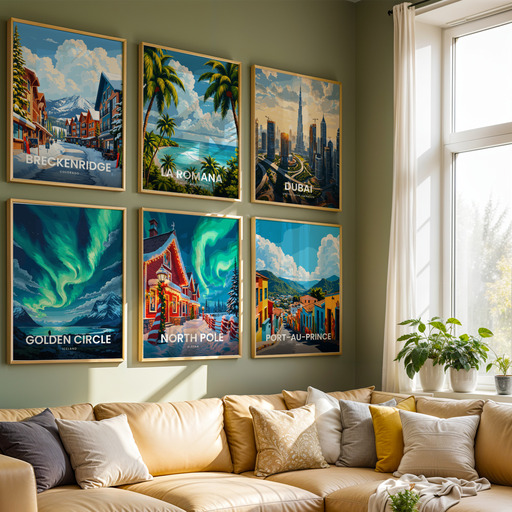 North Pole Travel Print - Vintage Travel Art Poster 8