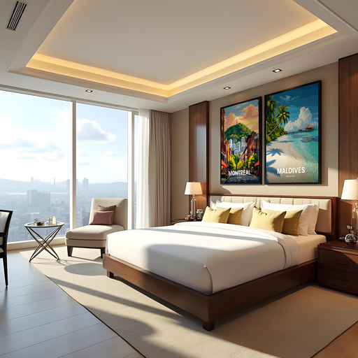 Maldives Travel Print - Vintage Travel Art Poster 10