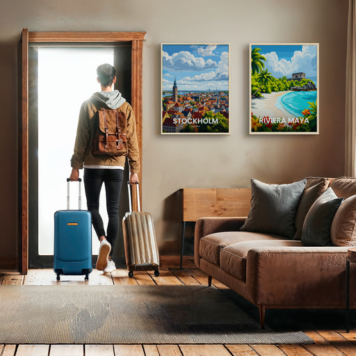 Stockholm Travel Print - Vintage Travel Art Poster 11