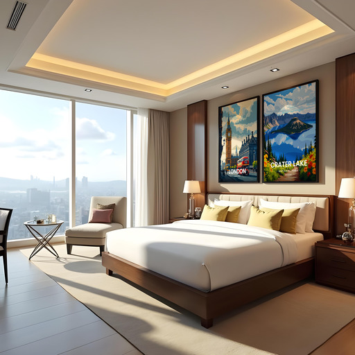 Crater Lake National Park Travel Print - Vintage Travel Art Poster 10