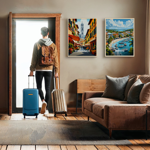 Florence Travel Print - Vintage Travel Art Poster 11