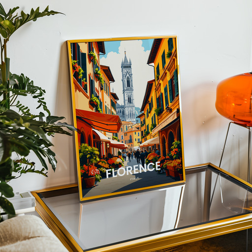 Florence Travel Print - Vintage Travel Art Poster 9