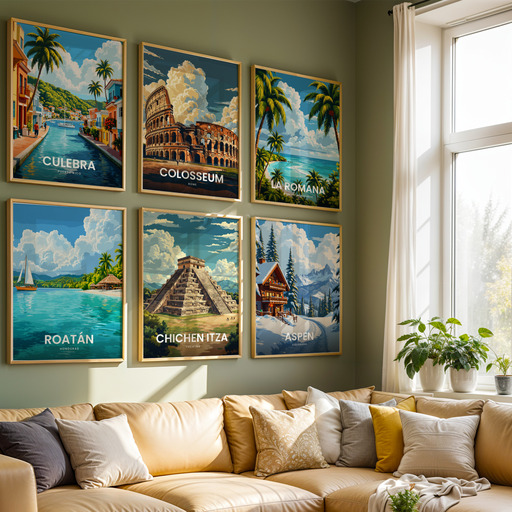 Chichen Itza Travel Print - Vintage Travel Art Poster  8