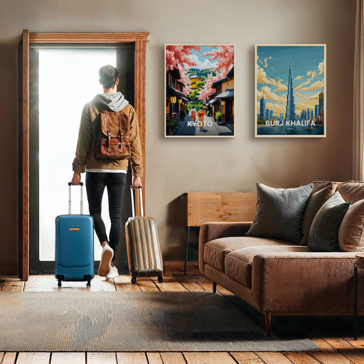 Kyoto Travel Print - Vintage Travel Art Poster 11