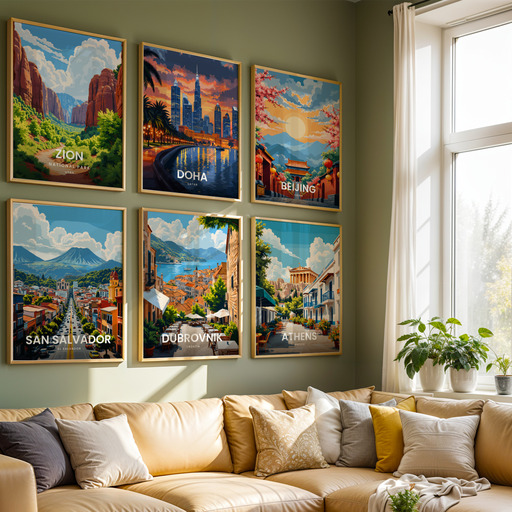 Dubrovnik Travel Print - Vintage Travel Art Poster 8