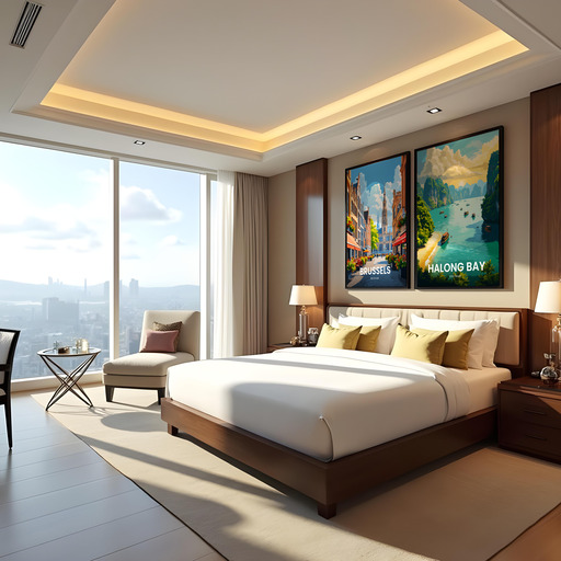 Halong Bay Travel Print - Vintage Travel Art Poster 10