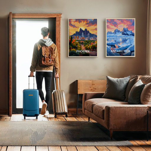 Phoenix Travel Print - Vintage Travel Art Poster 11