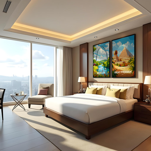 Great Pyramid of Giza Travel Print - Vintage Travel Art Poster 10