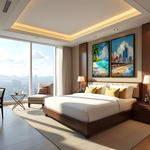 Atlantic City Travel Print - Vintage Travel Art Poster 10