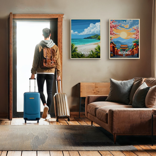 Vieques Travel Print - Vintage Travel Art Poster 11