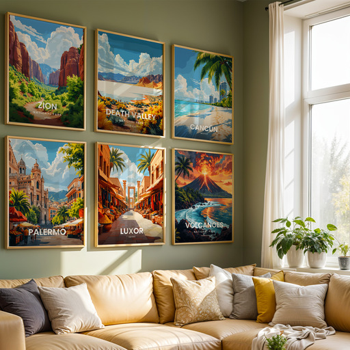 Luxor Travel Print - Vintage Travel Art Poster 7