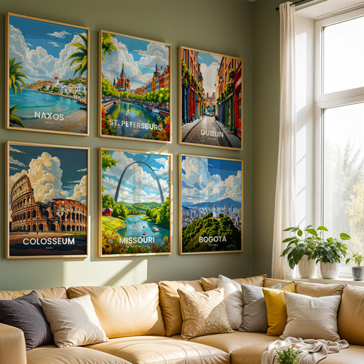 Missouri Travel Print - Vintage Travel Art Poster 8