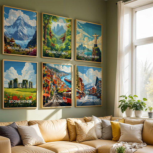 Valparaiso Travel Print - Vintage Travel Art Poster 8