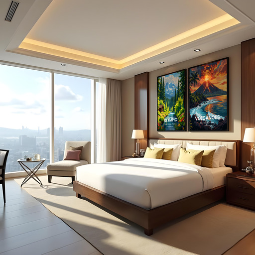 Volcanoes National Park Travel Print - Vintage Travel Art Poster 10