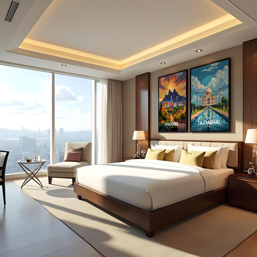 Taj Mahal Travel Print - Vintage Travel Art Poster 10