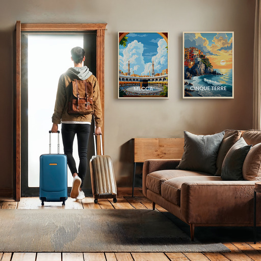 Mecca Travel Print - Vintage Travel Art Poster 11