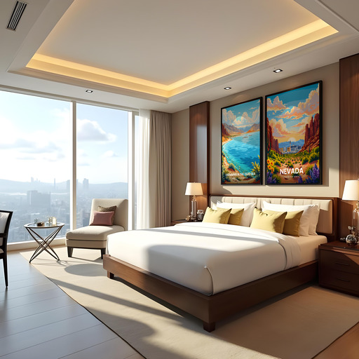 Nevada Travel Print - Vintage Travel Art Poster 10