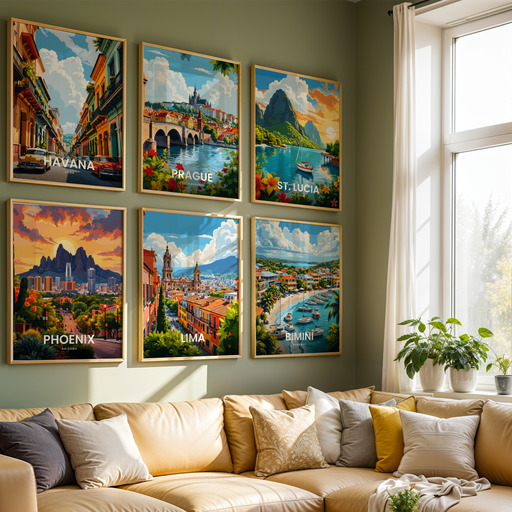 Lima Travel Print - Vintage Travel Art Poster 8