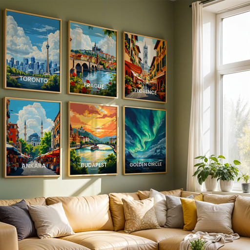 Budapest Travel Print - Vintage Travel Art Poster 8