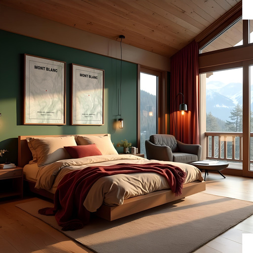 Mont Blanc Poster - Topo Map 10