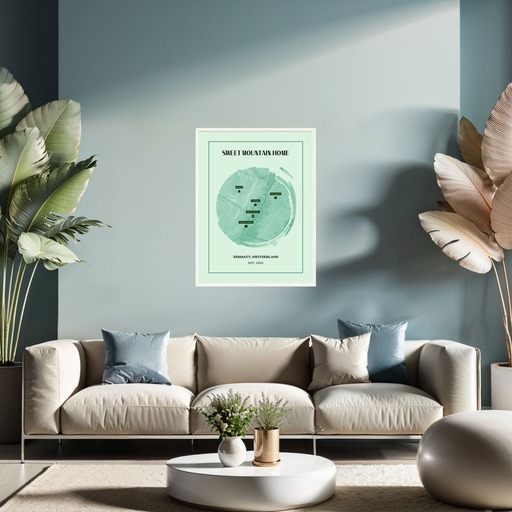 Our Mountain Home Poster - Topo Map 1 9