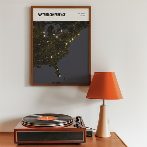 Eastern Conference Poster - Street Map 10