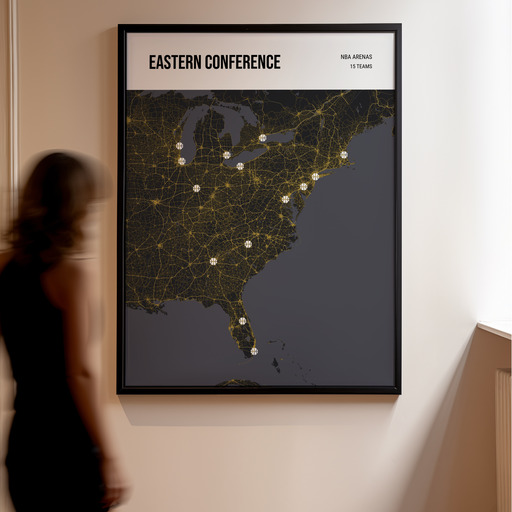 Eastern Conference Poster - Street Map 11