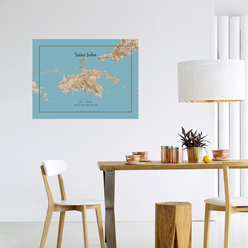 Island of St John Map Poster 11