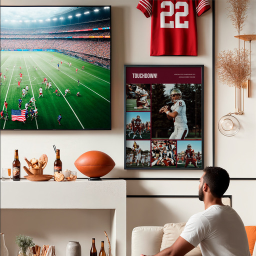 Football Championship Poster - Photo Collage Print 8