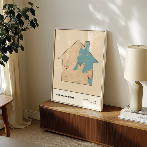 Our Beach Home Poster - Street Map 10