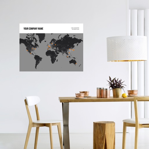 Our Global Headquarters Map Poster - Street Map 11
