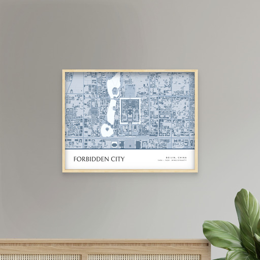 Forbidden City Poster -  Street Map 9