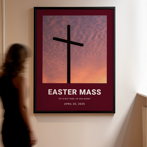Easter Mass Poster - Photo Collage Print 10