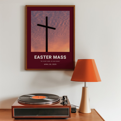 Easter Mass Poster - Photo Collage Print 9