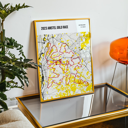 2023 Amstel Gold Race Poster - Route Map 11