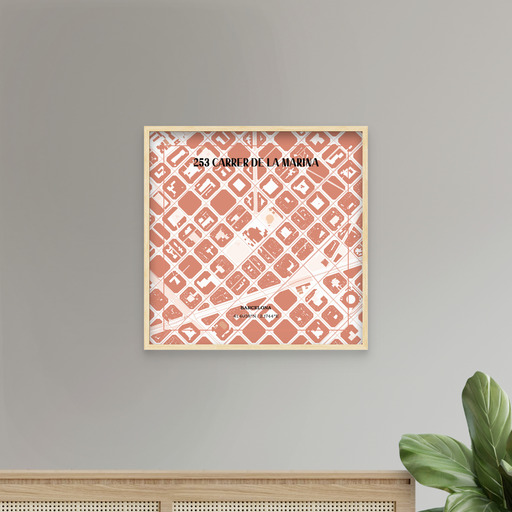 La Sagrada Familia Poster - Street Map 10