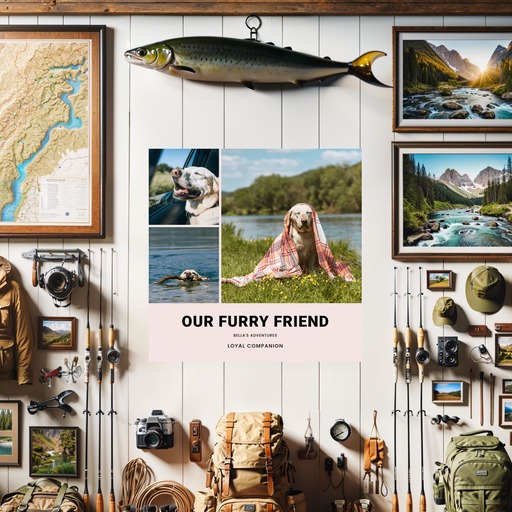 Our Dog Adventures Poster - Photo Collage Print 8