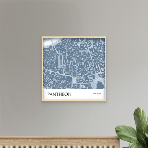 Pantheon Poster - Street Map 10