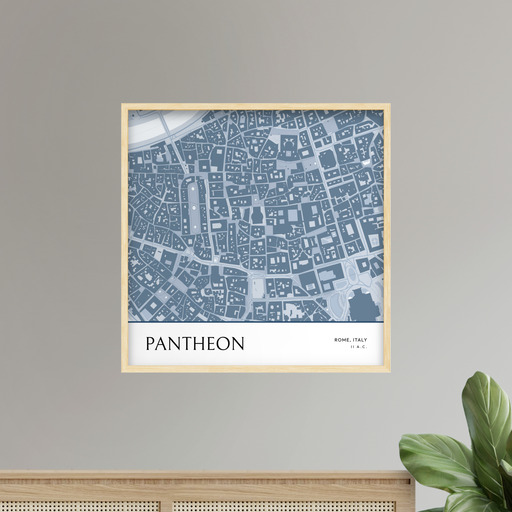 Pantheon Poster - Street Map 9