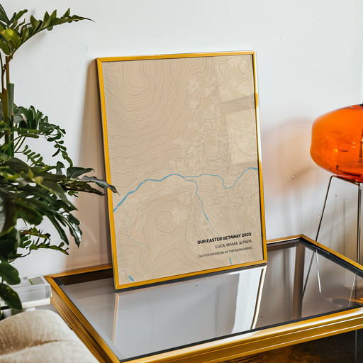 Our Easter Getaway Poster - Topographic Map 11