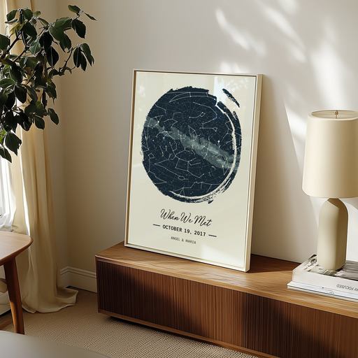 When We Met Poster - Celestial Map 8