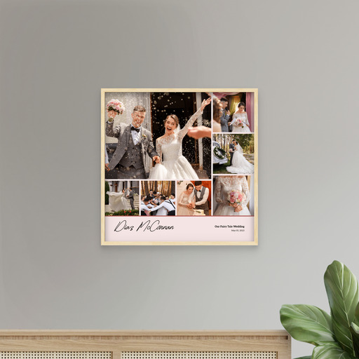 Our Wedding - Photo Collage Print 11
