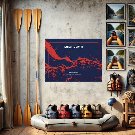 Amazon River through Manaus in High Energy 8