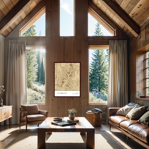 Our Trip to Zion National Park Poster - Topo Map 11