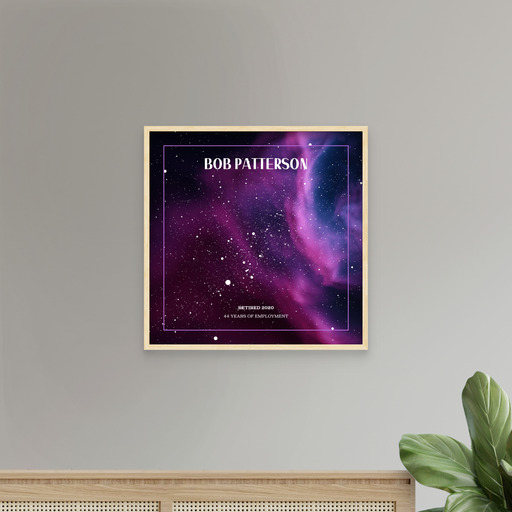 My Retirement Poster - Nebula Celestial Map 9