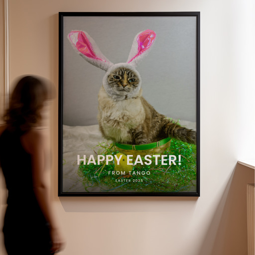 Easter Pet Poster - Photo Collage Print 10