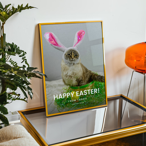 Easter Pet Poster - Photo Collage Print 11
