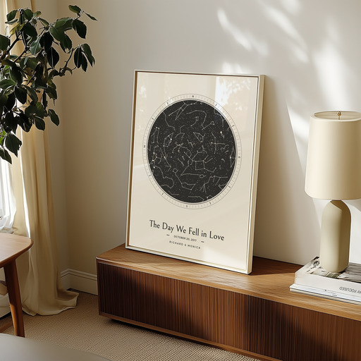 The Day We Fell in Love Poster - Celestial Map 10